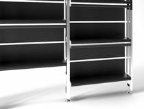Carbon Fiber Bookcase De_Fold 2 by Mast Elements