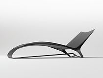 Carbon Fiber Chaise Longue FLUID by Mast Elements