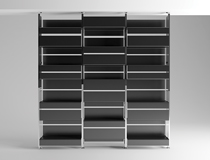 Carbon Fiber Bookcase De_Fold 1 by Mast Elements