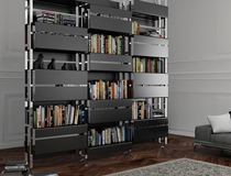 Carbon Fiber Bookcase De_Fold 1 by Mast Elements