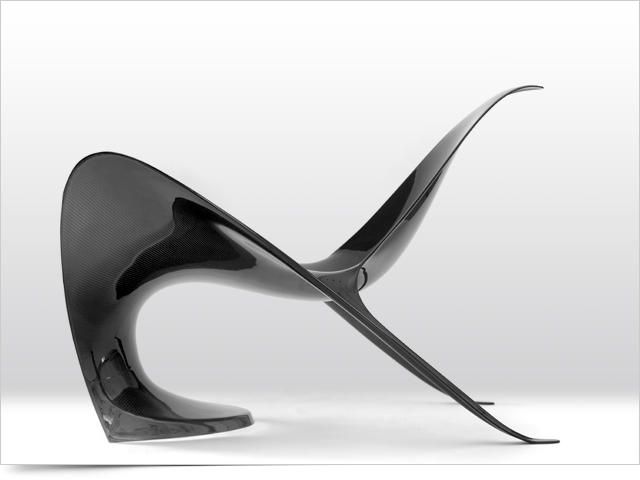 Carbon Fiber Chair MANTA by Mast Elements