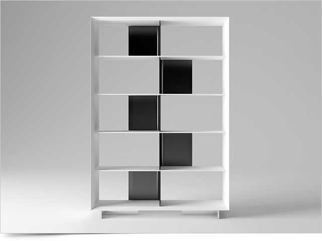 Carbon Fiber Bookcase OWEN by Mast Elements
