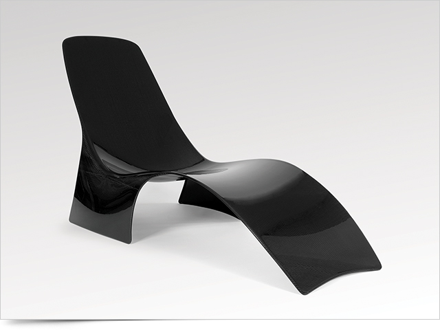 Carbon Fiber Chaise Longue RAY by Mast Elements