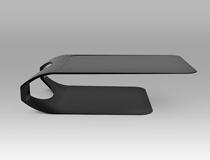 Carbon Fiber Coffee Table SUSPENDED by Mast Elements